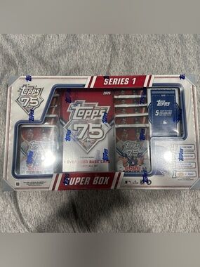 Topps 2026 75 Series 1 Baseball Super Box Exclusive Oversized Silver Foilboard